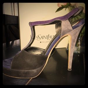 FLASH SALE- Yves Saint Laurent (YSL) suede heels